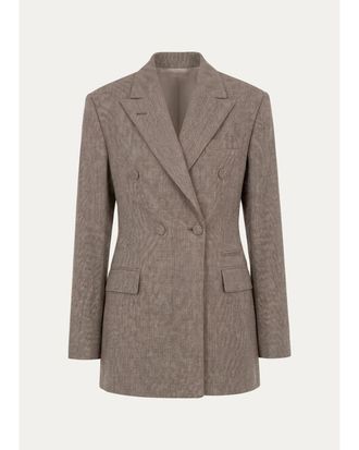 Officine G&eacute;n&eacute;rale Double-Breasted Virgin Wool Coat