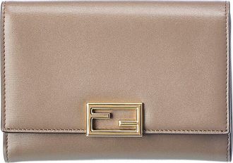 Fendi Fendi Peekaboo Leather Continental Wallet