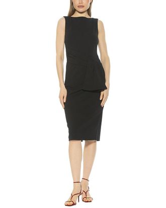 Alexia Admor Kiara Boatneck Bow Waist Sheath Dress