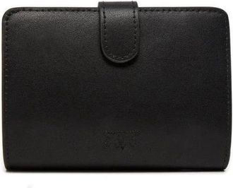 Pinko Portemonnee met Meerdere Vakken - Dames - Portefeuilles - Zwart - ONE Size - Leer - Accessoires