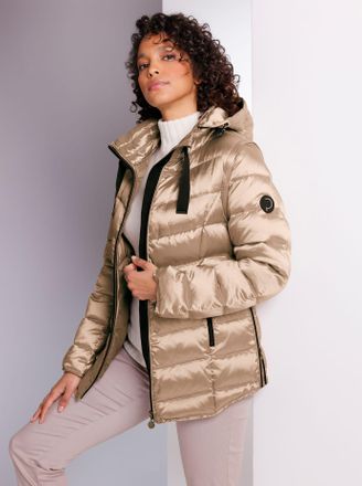 Cr&eacute;ation L Daunenjacke CREATION L PREMIUM, Damen, Gr. 36, beige (sesam), 55% Polyester, 45% Polyamid, F&uuml;llung:90% Daunen, 10% Federn, unifarben, Jacken Daunenjac