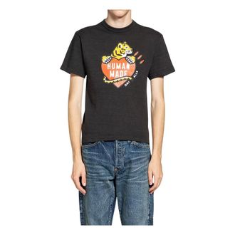 Human Made T-Shirts, male, Black, Size: XL Graphic T-Shirt 6