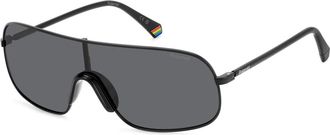 Polaroid Matte Black/Grey Zonnebrillen - unisex - Zonnebrillen - Zwart - ONE Size - Accessoires