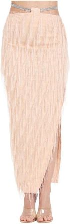 Simona Corsellini Rok - Dames - Maxi Rokken - Roze - XS - Polyester - Rokken