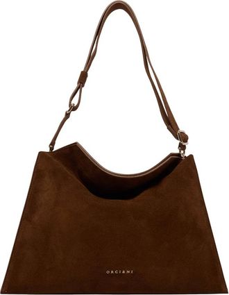 Orciani Trinity Peach Bolso de Hombro Mediano - Bags - Mujer - Marr&oacute;n - ONE SIZE