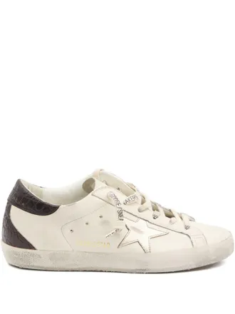 Golden Goose Golden Gänse Superstar Leder -Sneaker