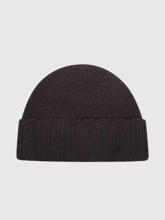 Drumohr Pure Cashmere Rib-Knit Beanie Hat with Cuff