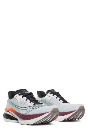 Saucony Endorphin Azura Running Shoe in White/Crimson at Nordstrom, Size 10.5