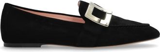 Roger Vivier Loafers - Dames - Loafers - Zwart - 40 EU - Su&egrave;de - Schoenen