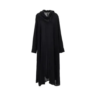 Toteme Crepe de chine long dress with scarf detail Woman 38