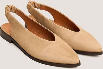 Jonak Su&egrave;de slingback ballerinas Acajou