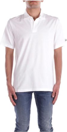 Saint Barth Witte Polo T-shirts en Polos - Heren - Polos - Wit - S - Katoen - Tops