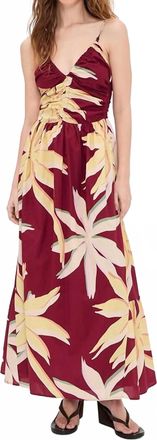 Rails Palm Maxi Dress In Red