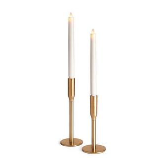 Napa Home & Garden Killian Taper Holders Set of 2 in Gold at Nordstrom