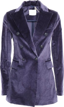 Circolo 1901 Velvet Double Breasted Jacket