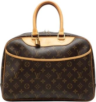 Louis Vuitton Pre-owned Handbags, female, Brown, Size: ONE SIZE Pre-owned Vintage Leather Handbag