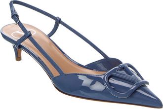 Valentino Vlogo Signature 40 Patent Slingback Pump