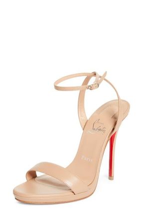 Christian Louboutin Miss Z Queen Sandal in Blush/Lin Blush at Nordstrom, Size 11.5Us