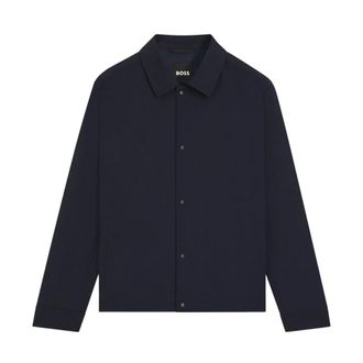 HUGO BOSS Jassen, Heren, Blauw, M, Carper Coach Jacket