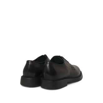 Doucal's Smooth Calf Leather Sneaker - Black
