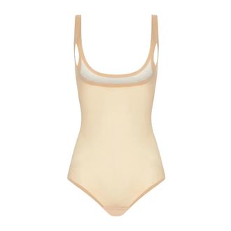 Wolford Body Modellante in Tulle - - Underwear - Donna - Beige - XS