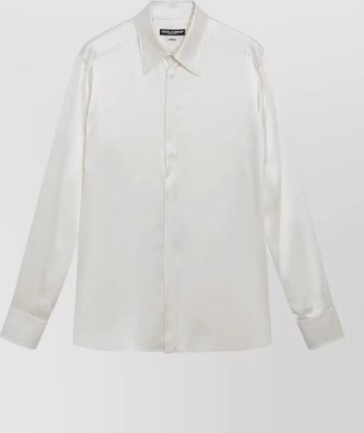 Dolce & Gabbana long sleeve shirt point collar design