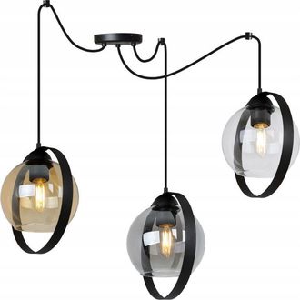 OEM L&aacute;mpara Colgante Moderna Anillos De Cristal Mix