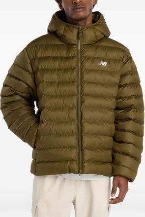 New Balance Piumino con cappuccio - Verde