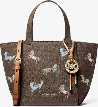 Michael Kors Jordi Small Signature Logo Convertible Tote Bag