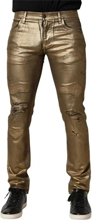 Dolce & Gabbana Hombre, Vaqueros, Amarillo, Talla: M