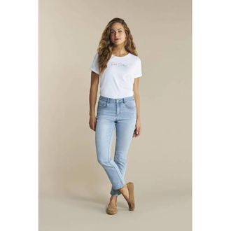 Red Button high waist straight leg jeans Kate light blue denim