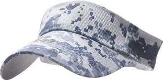 Generic Unisex Camo Sun Visor Hat Summer Adjustable Baseball Cap Empty Top Hats Sports Outdoor Golf Tennis Hats Summer Hats for Women