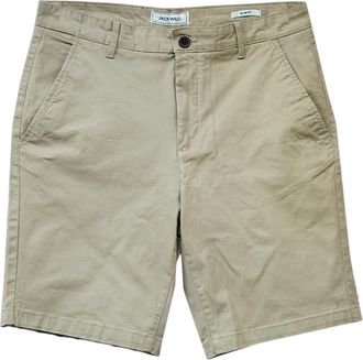 Jack Wills Effen Chino Korte Broek Heren (Taupe)