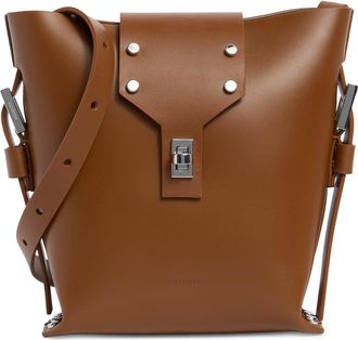 AllSaints Miro Crossbody Bag in Sepia Brown at Nordstrom Rack