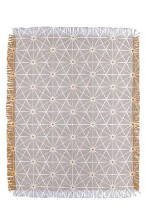 Deny Designs Heather Dutton Luminous Throw Blanket in Beige at Nordstrom Rack