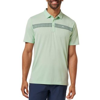 Travis Mathew River Boat Cruise Polo in Aqua Foam at Nordstrom Rack, Size Xx-Large