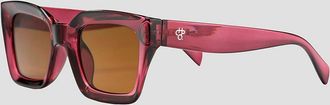 Cheapo Anna Burgundy Occhiali da Sole rosso
