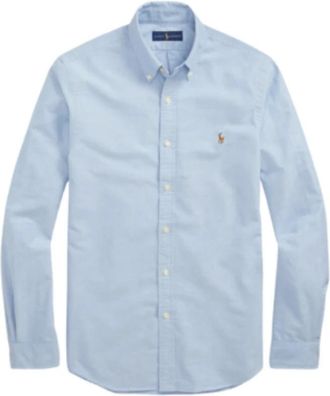 Ralph Lauren Overhemden - Heren - Zakelijke Overhemden - Blauw - XL - Overhemden