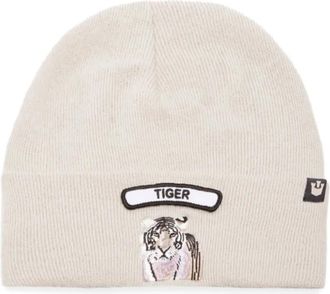 Goorin Brothers embroidered-patch beanie - Neutrals