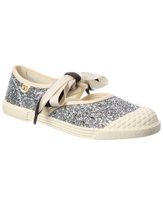 Valentino Bay By Bay Glitter Ballerina Sneaker