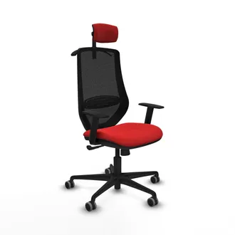 Piqueras y Crespo Sedia Ufficio Con Poggiatesta Mardos Piqueras Y Crespo D036g2h Rosso