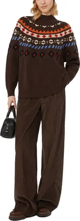 Weekend by Max Mara Fair Isle Wool Sweater