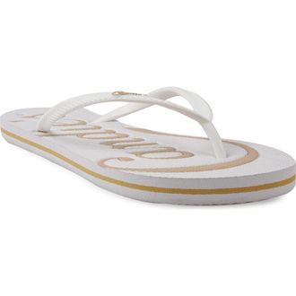 Candie's Reedley Flip Flop in White at Nordstrom, Size 10