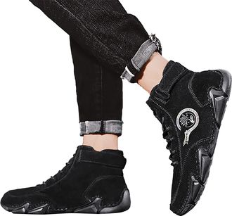 Generic Trekking Shoes Mens Lightweight Ankle High Summer Sports Shoes Orthopaedic Jogging Shoes Non-Slip Trainers Lightweight Training Shoes Waterproof Comfo