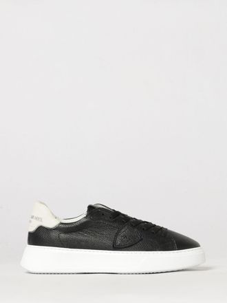 Philippe Model Sneakers basse Temple Low in pelle di vitello liscia con logo Scudetto