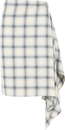 Coperni Zero blauwe viscose rok