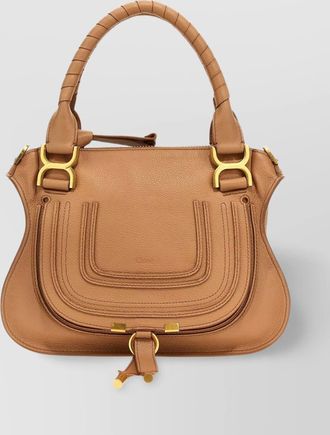 Chlo&eacute; handle strap flap detail hardware bag