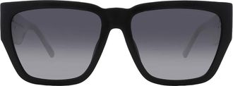 Marc Jacobs Grey Shaded Rectangular Ladies Sunglasses MARC 646/S 080S/9O 57