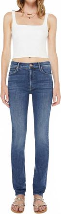 Mother Mid Rise Dazzler Skimp One Last Shot Jeans In Blue