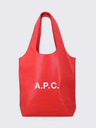 A.P.C. Borsa a spalla Ninon in pelle sintetica con logo A. p.c